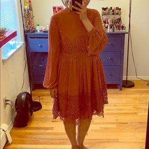 A boho chic dress